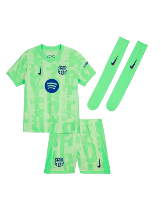BARCELONA KIT ENFANT TROISIÈME TENUE 2024/2025