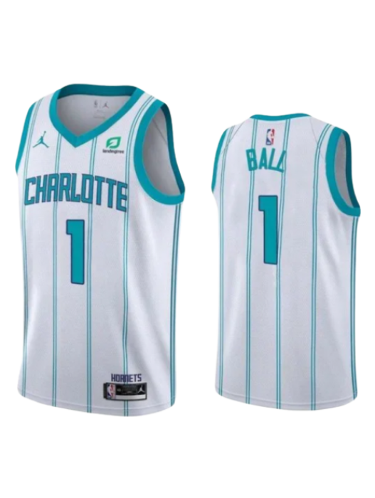 CHARLOTTE HORNETS WHITE SWINGMAN STATEMENT JERSEY