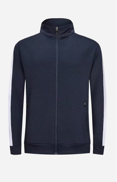 PULL SURVET BLEU MARINE AVEC RAYURES