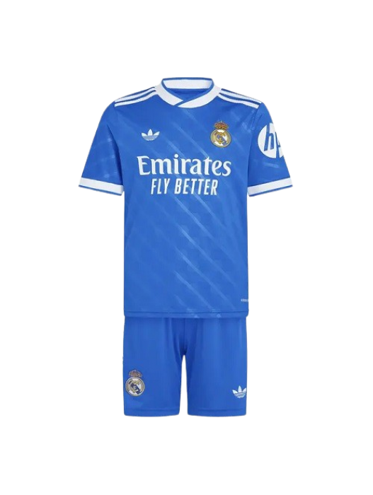 REAL MADRID KIT ENFANT EXTÉRIEUR 2025/2026