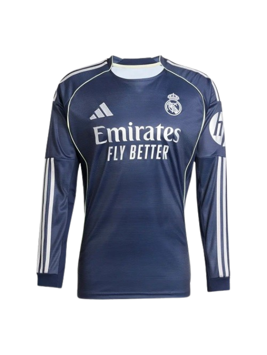 REAL MADRID MAILLOT EXTÉRIEUR MANCHES LONGUES 2025/2026