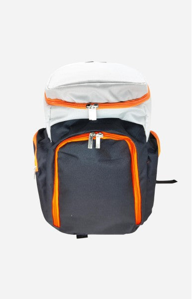 SAC À DOS NOIR ORANGE BLANC