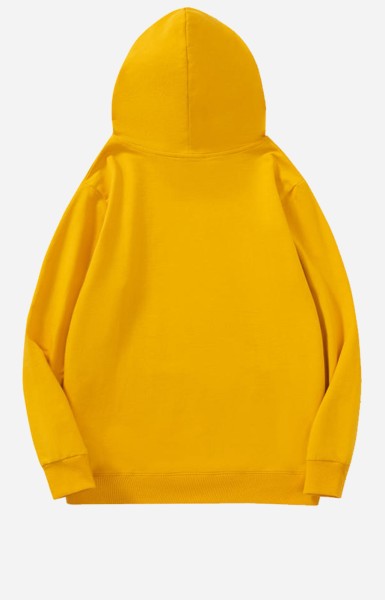 SWEAT À CAPUCHE JAUNE