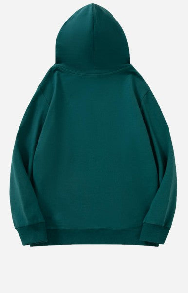 SWEAT À CAPUCHE VERT