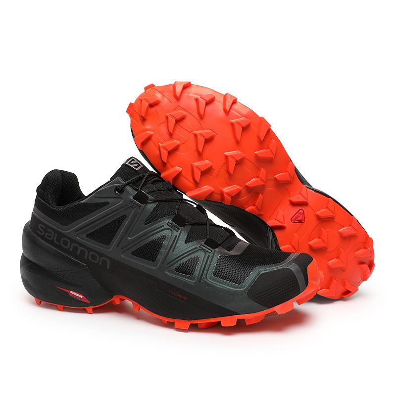 Salomon Speed Cross 5 'NOIR SEMELLE ORANGE'