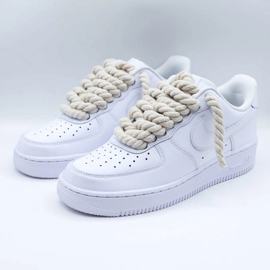 Nike Air Force 1 x Rope Laces - White