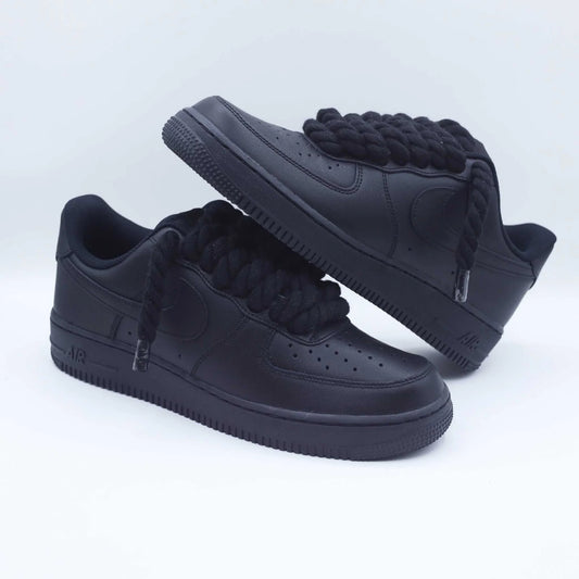 Nike Air Force 1 x Rope Laces - Black