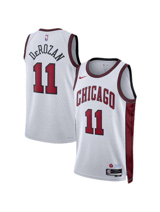 CHICAGO BULLS WHITE CITY SWINGMAN JERSEY