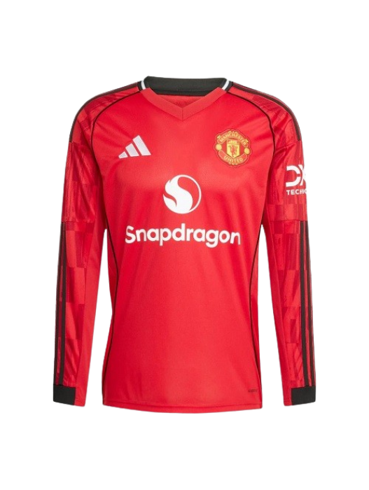 MANCHESTER UNITED MAILLOT DOMICILE MANCHES LONGUES 2025/2026