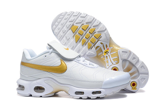 Nike Air Max Plus Tiempo blanc doré
