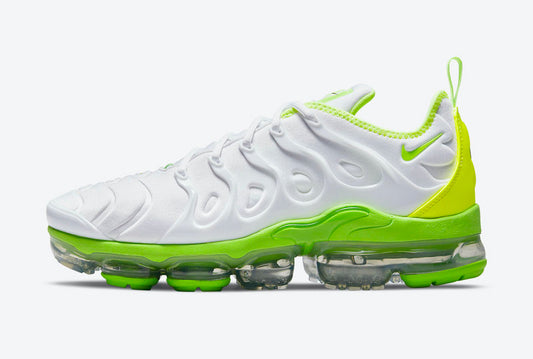 Nike Air VaporMax Plus blanc vert fluo