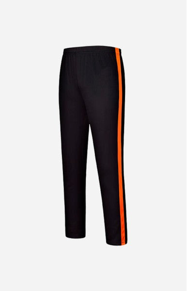 BAS DE SURVET NOIR - BANDE ORANGE