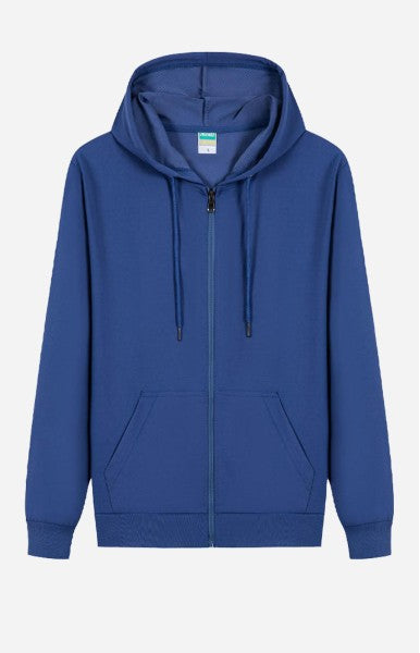 PULL BLEU ACIER À ZIP