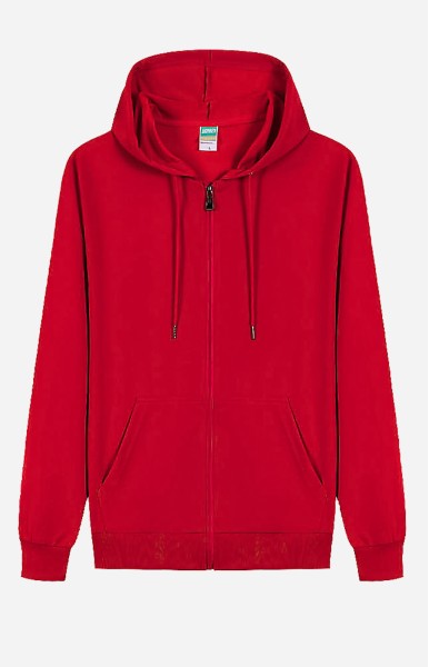 PULL ROUGE À ZIP