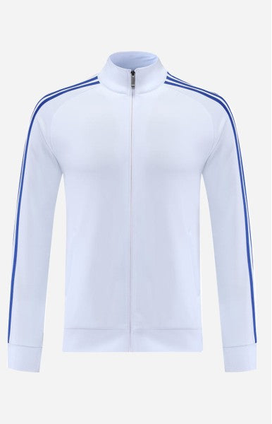 PULL SURVET BLANC RAYURES BLEU