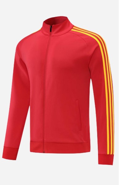 PULL SURVET ROUGE RAYURES JAUNE