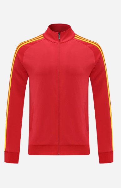 PULL SURVET ROUGE RAYURES JAUNE