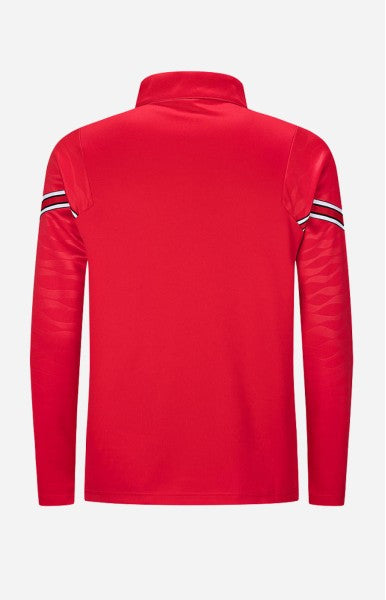 PULL SURVET ROUGE RAYURES ROUGE ET BLANC