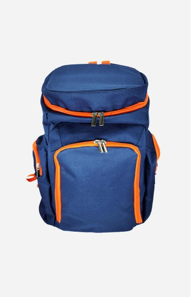 SAC À DOS BLEU ET ORANGE