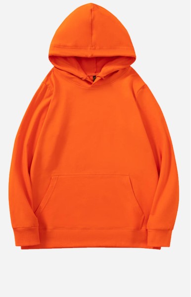 SWEAT À CAPUCHE ORANGE