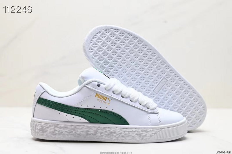 Puma Suede XL vert blanc