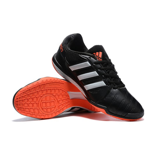 STABILISÉ ADIDAS NOIR RAYURE BLANC SEMELLE ORANGE